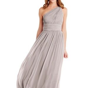 Nordstrom. Floor length one shoulder chiffon formal dress. Dry cleaned.